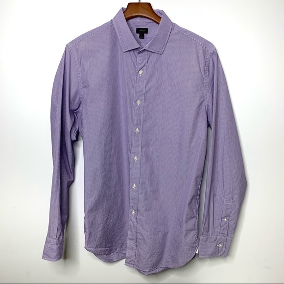 J. Crew Other - J. CREW Purple Pinstripe Ludlow Button Down Shirt
